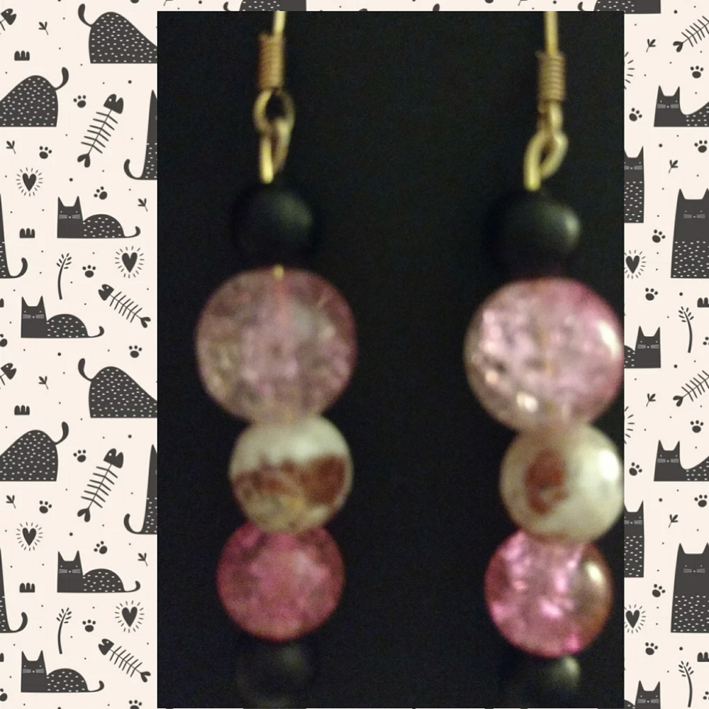 Pretty Earrings - Pink Fire🔥